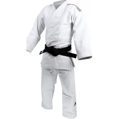 Kimono de judo Adidas Champion III bleu blanc rouge homologué IJF