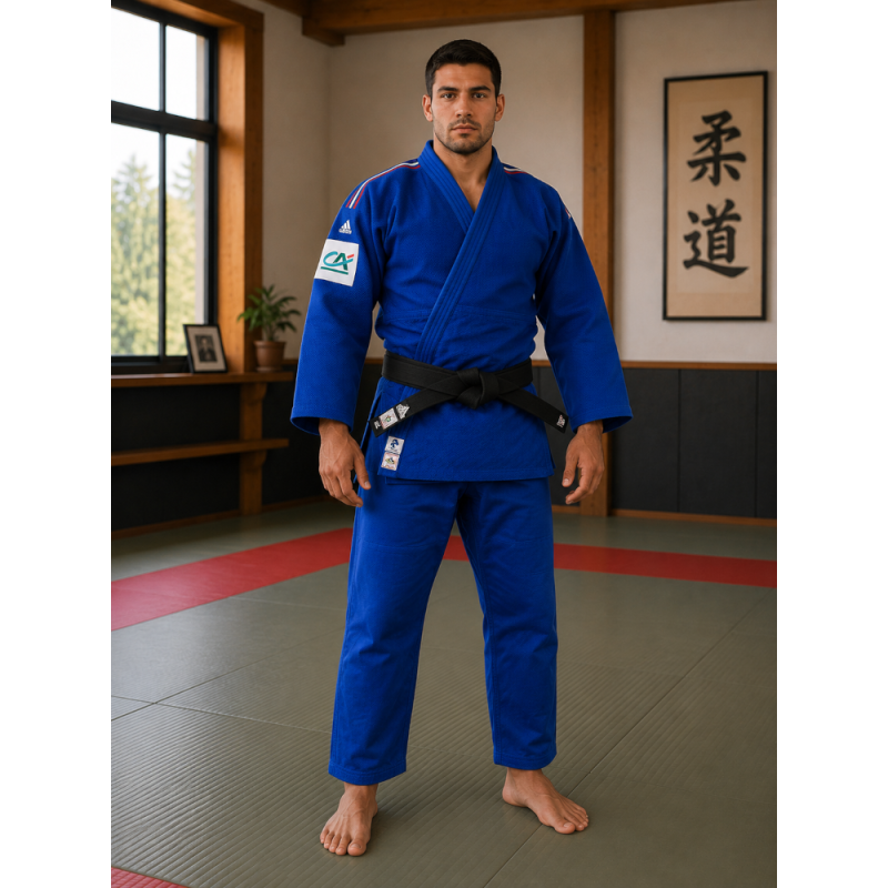 Kimono de judo Champion III Adidas homologué IJF équipe de France