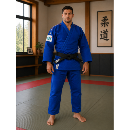 Kimono de judo Champion III Adidas homologué IJF équipe de France