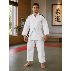 Kimono de judo Adidas J500 Training blanc pour entraînement