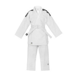 Kimono de judo Adidas J500 Training blanc pour entraînement 2