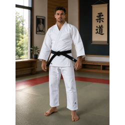 Kimono judo Adidas J500 Training : judogi blanc d'entraînement