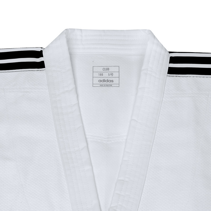 Kimono de judo Adidas J350 CLUB pour débutants | Grain de riz
