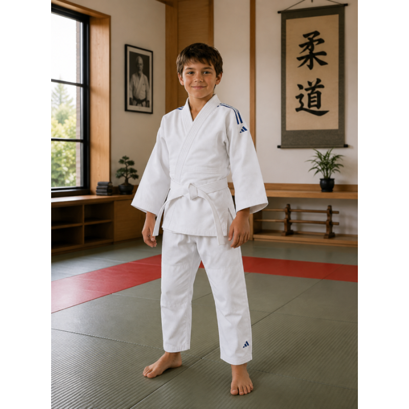 Kimono de judo Adidas Evolution enfant – Système évolutif 2 tailles