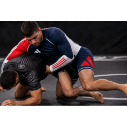 Rashguard Compression adidas bleu/blanc/rouge manches longues | CLUB-SHOP.fr 2