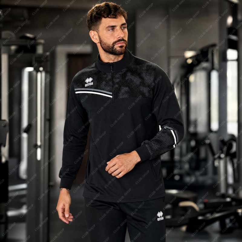 Sweat zippé ERREA Elias - Confort & Respirabilité | Club-Shop