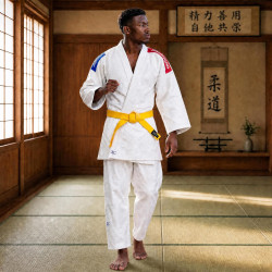 Kimono de judo Mizuno Kodomo Plus grain de riz | CLUB-SHOP.fr