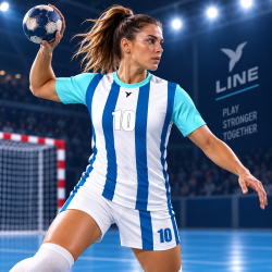 Maillot de handball sublimé Line personnalisé | ESMAÏA