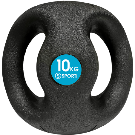 Médecine ball avec poignées : exercices de renforcement de 4 à 10 kg