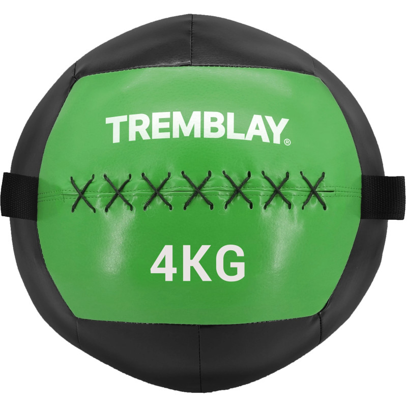 Wall ball 4 à 10 kg : médecine ball de renforcement musculaire