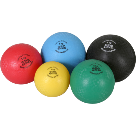 Médecine ball gonflable de 1 à 5 kg - entraînement musculaire