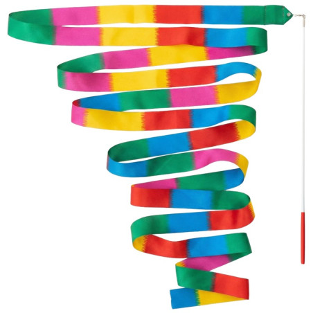 Ruban de gymnastique rythmique GELO 4 m en 11 couleurs pour la GRS