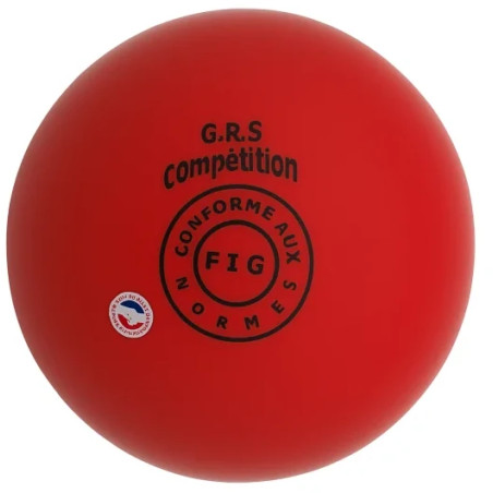 Ballon de gymnastique rythmique compétition, 19 cm et 420 g pour la GRS