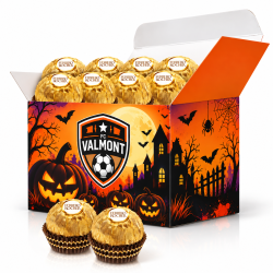Coffret 12 Ferrero Rocher® Halloween personnalisé | Club