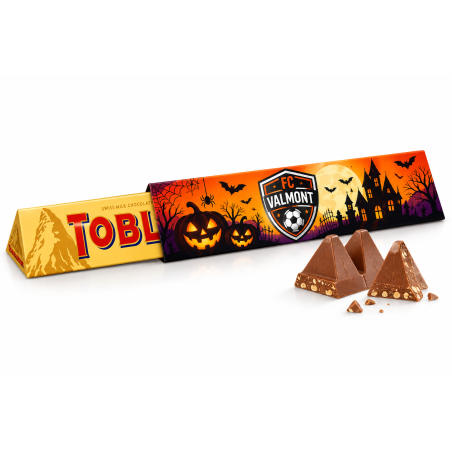 Toblerone® 100 g Halloween personnalisé | Logo club