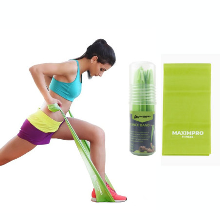 Bande de résistance en latex TEKI 120x15 cm pour la musculation | CLUB-SHOP