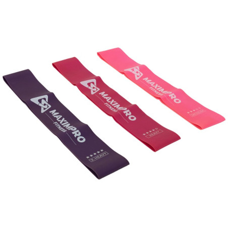 Lot de 3 bandes de résistance circulaires LOPY pour fessiers | CLUB-SHOP