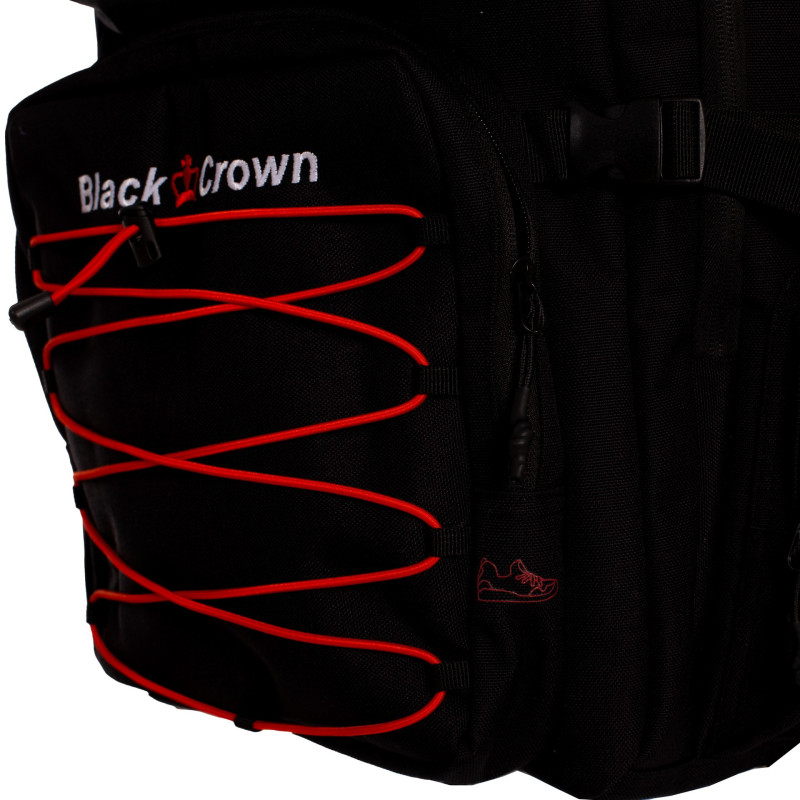 Sac à dos padel Black Crown Spartan, sac de padel de grande capacité | CLUB-SHOP