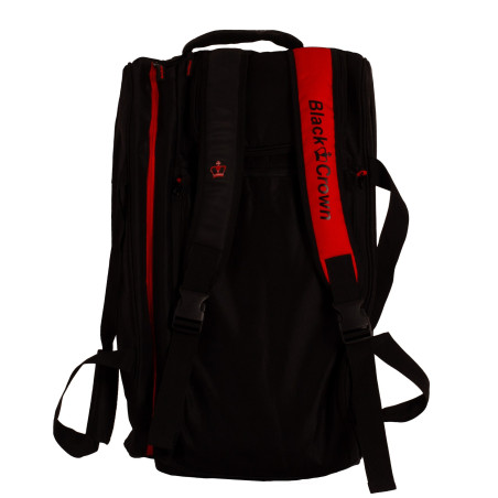 Sac de padel Black Crown Plus, raquettes et transport | CLUB-SHOP