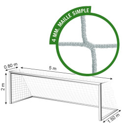 Filets foot à 5 - Maille sans noeuds 120 mm - Modèle TRAPEZOIDAL - La paire 2