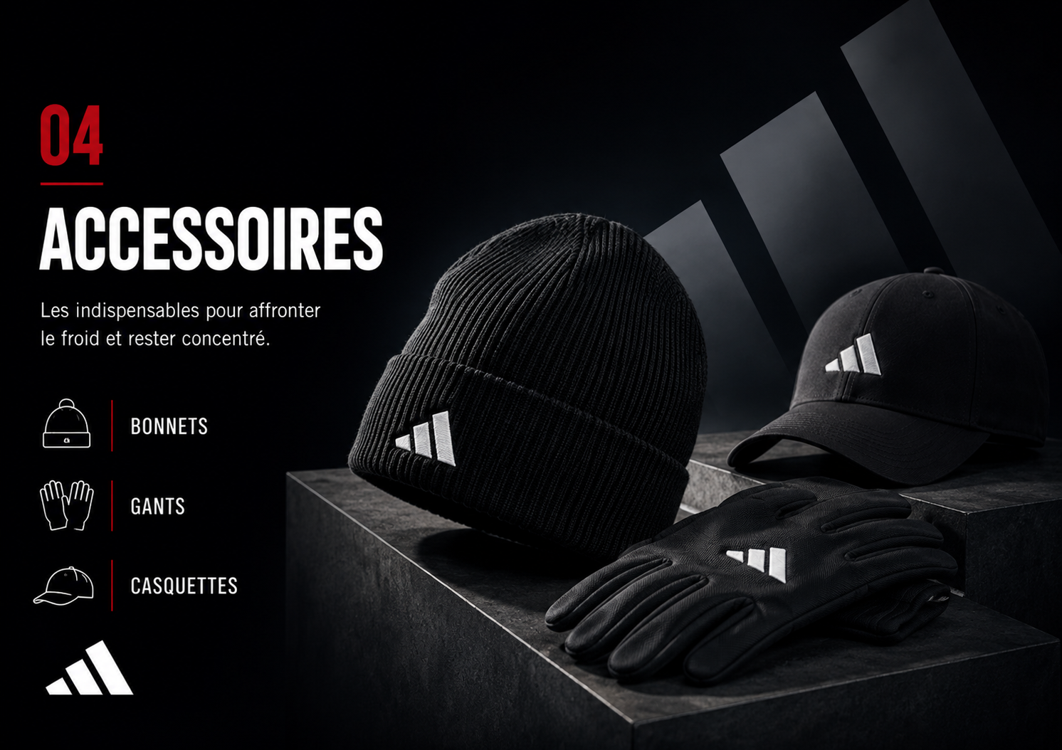 Accessoires Adidas pour clubs de football