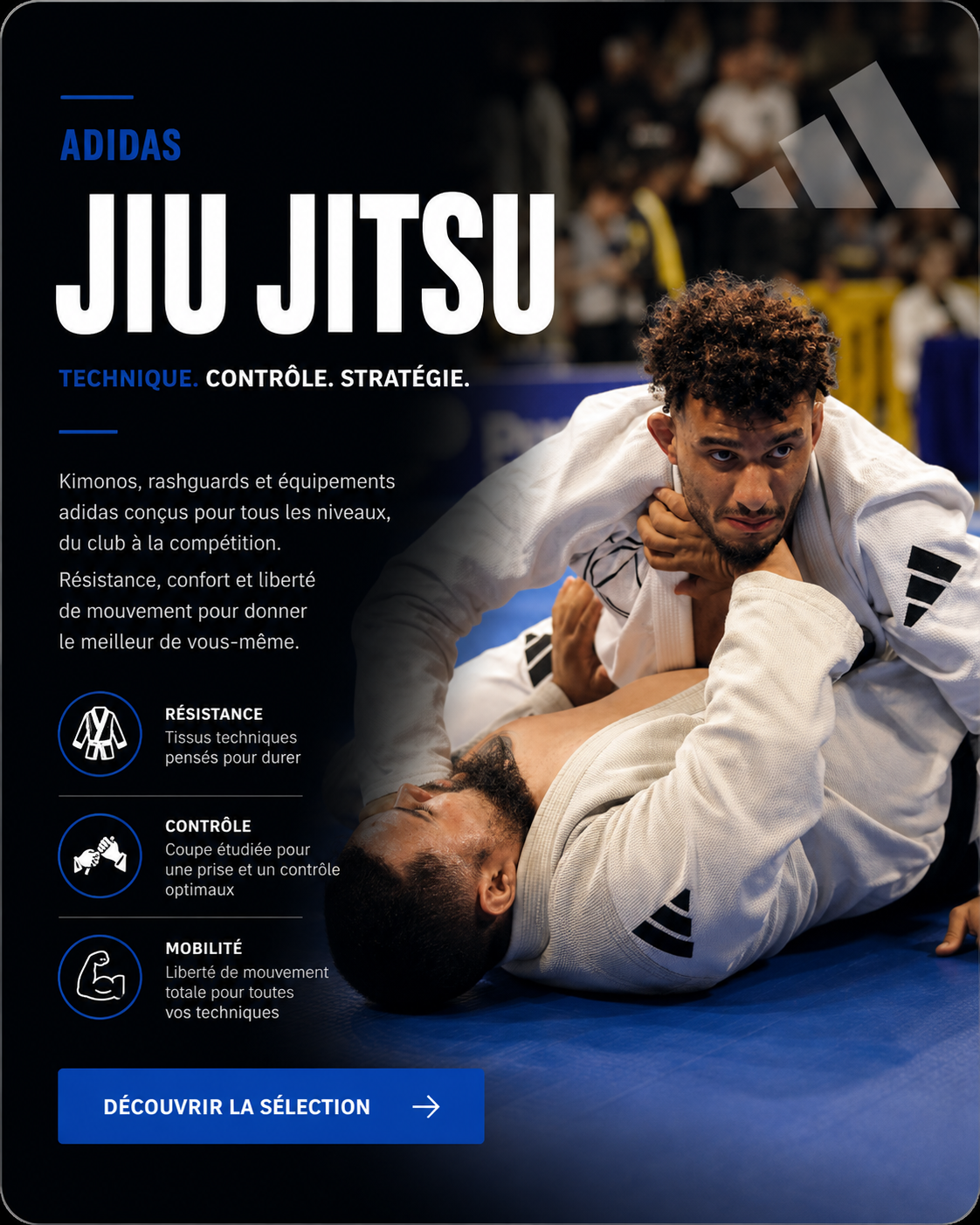 Équipements adidas Jiu-Jitsu