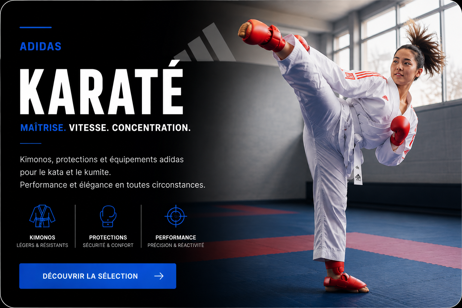 Équipements adidas Karaté