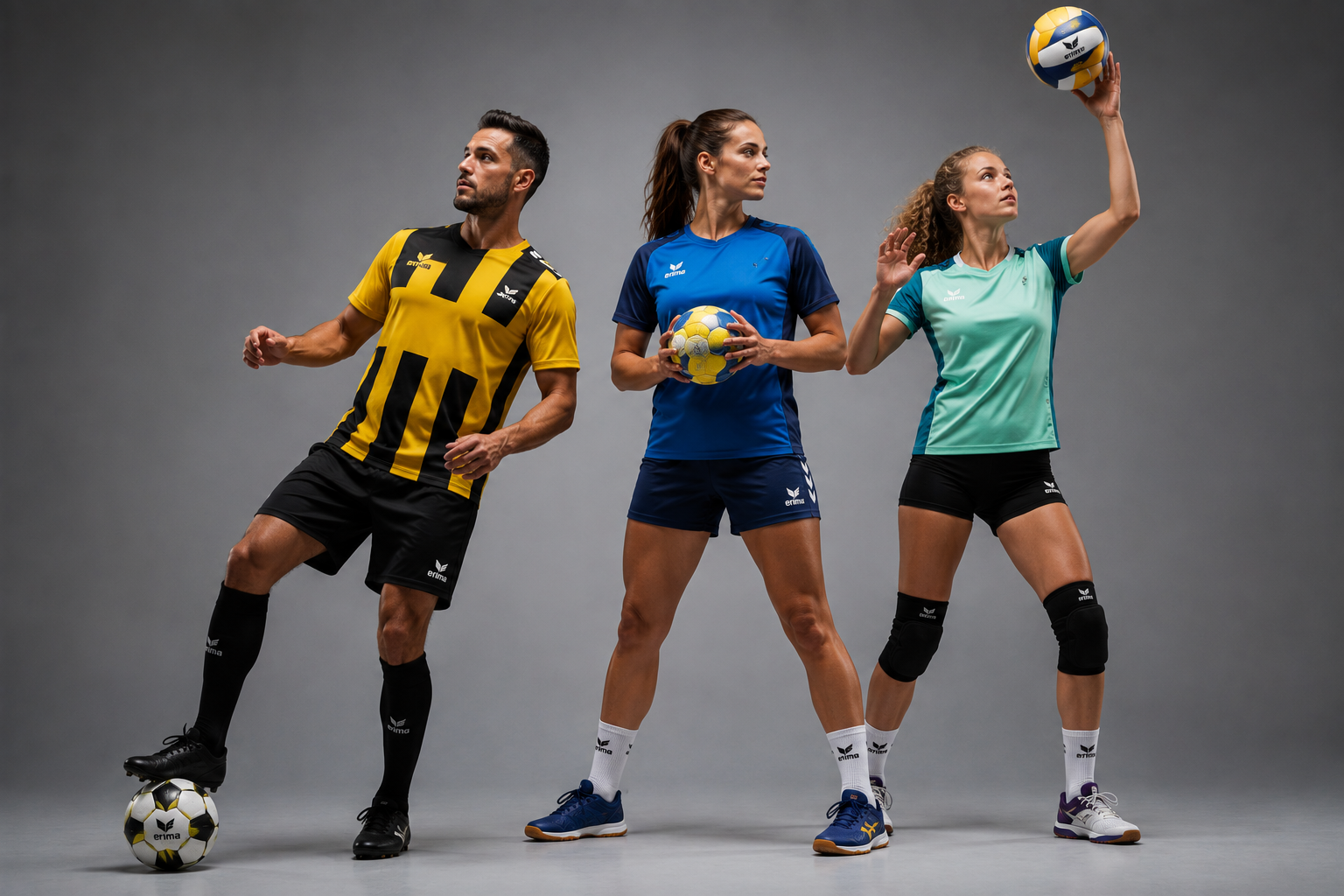 Tenues de match ERIMA football handball volley