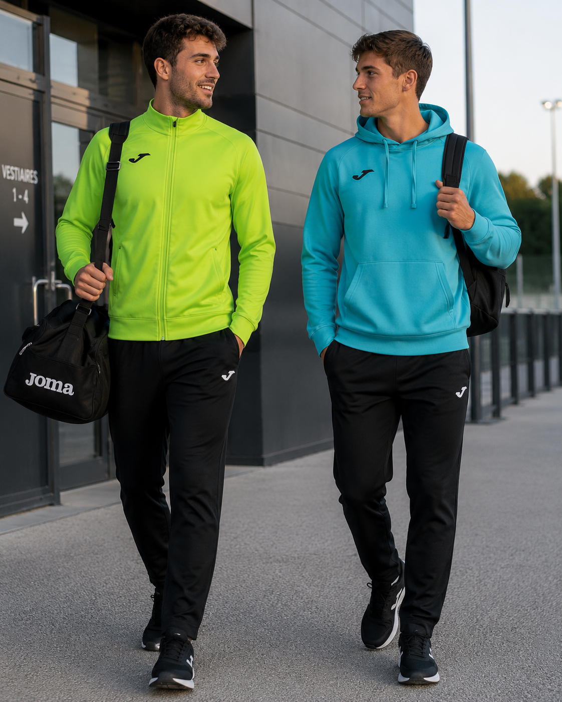 Tenues de sortie et entraînement JOMA