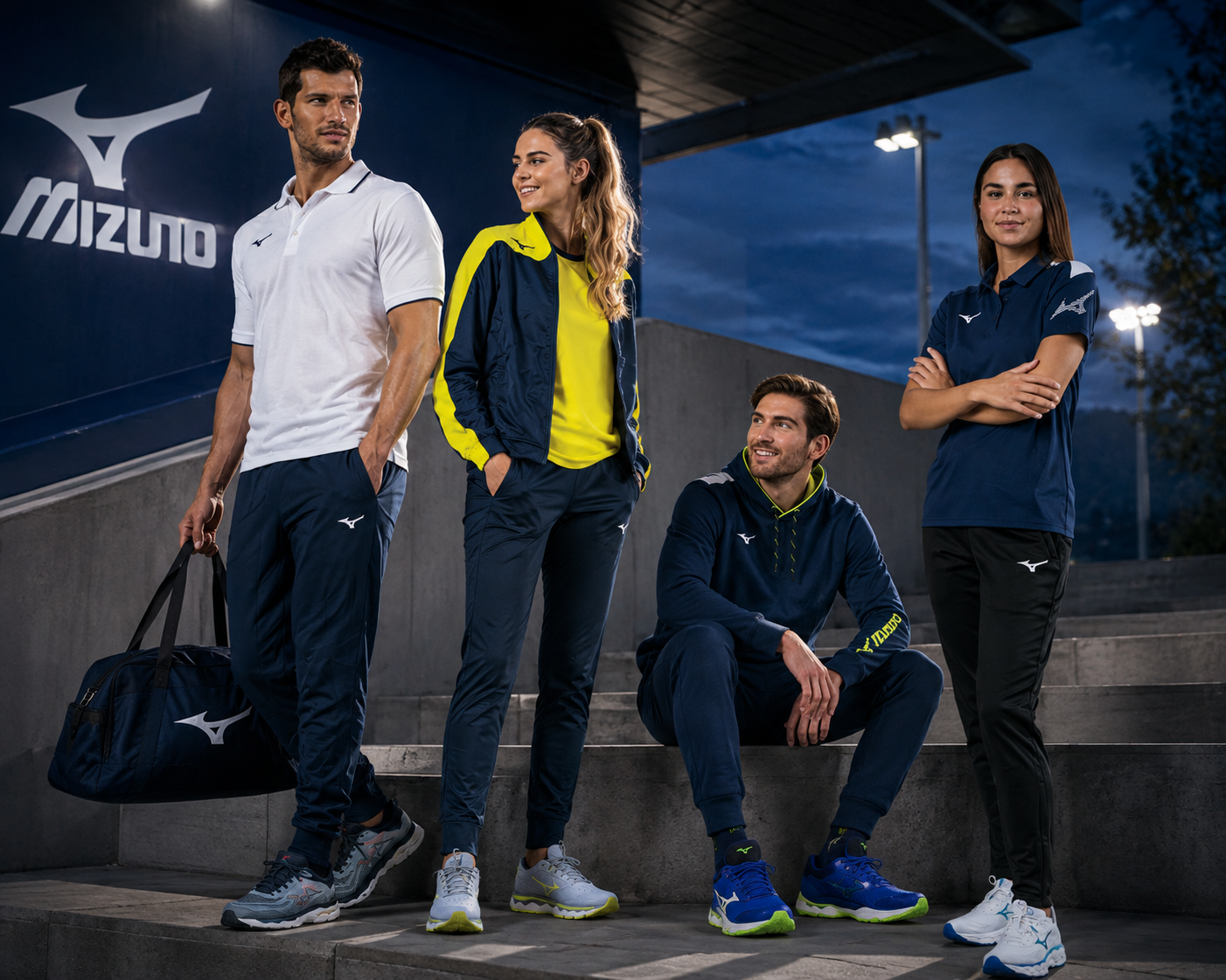 Tenues de sortie et training MIZUNO