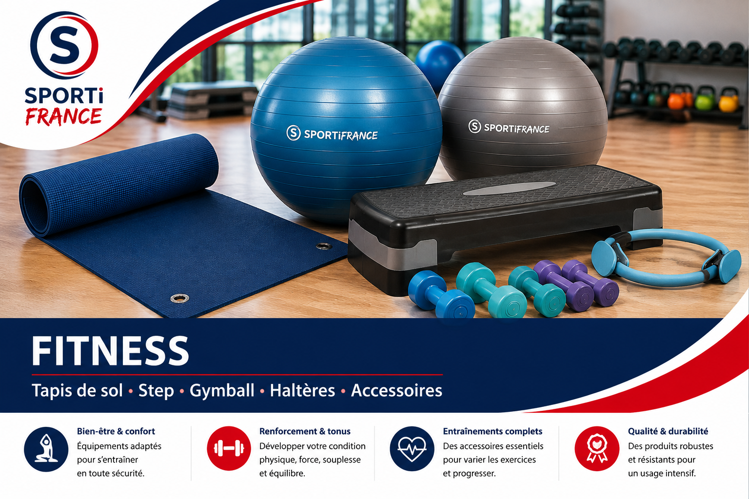 Matériel fitness SPORTIFRANCE