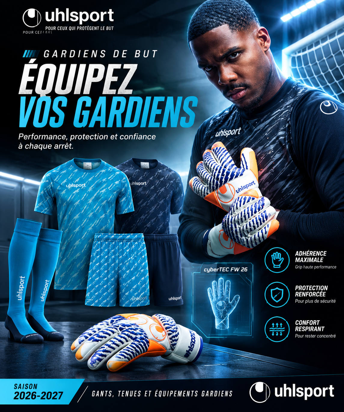 Équipements gardien de but Uhlsport