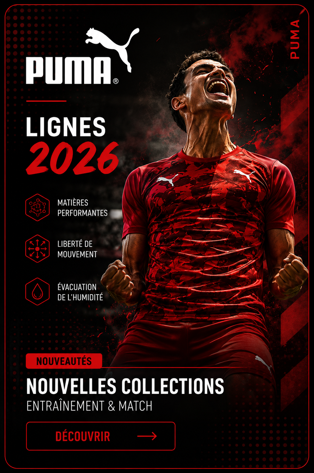 Catalogue PUMA 2026-2027 - équipements sportifs pour clubs