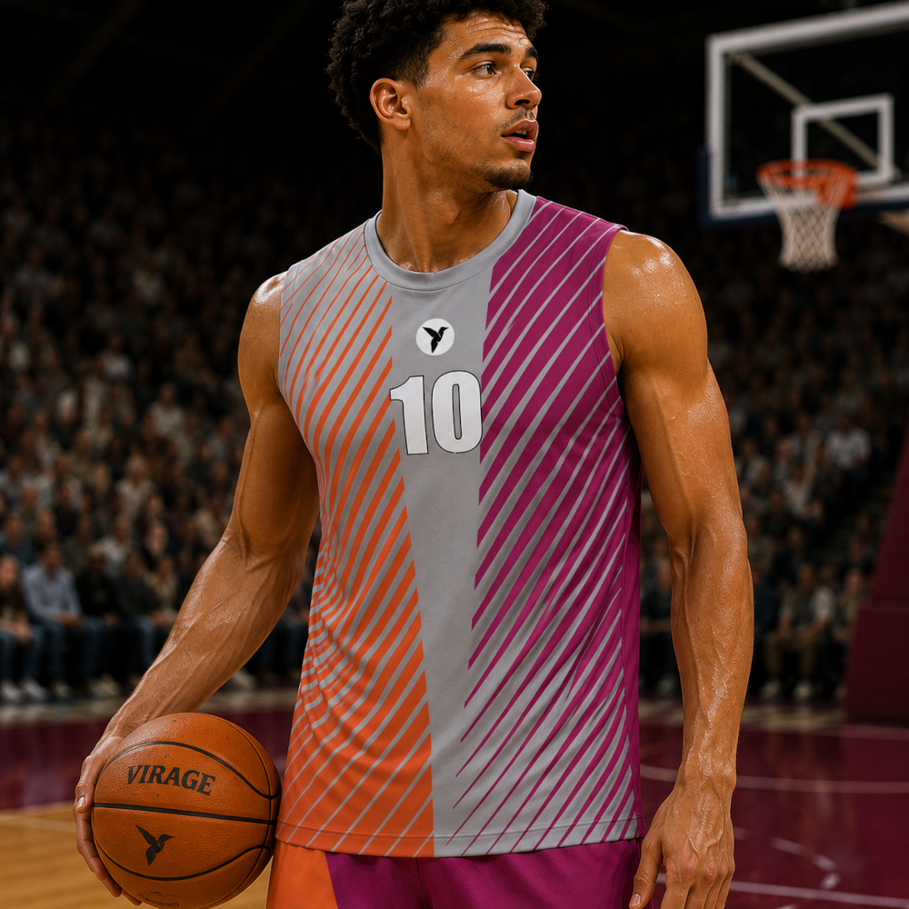 Maillot de basket personnalisé Esmaïa modèle Virage