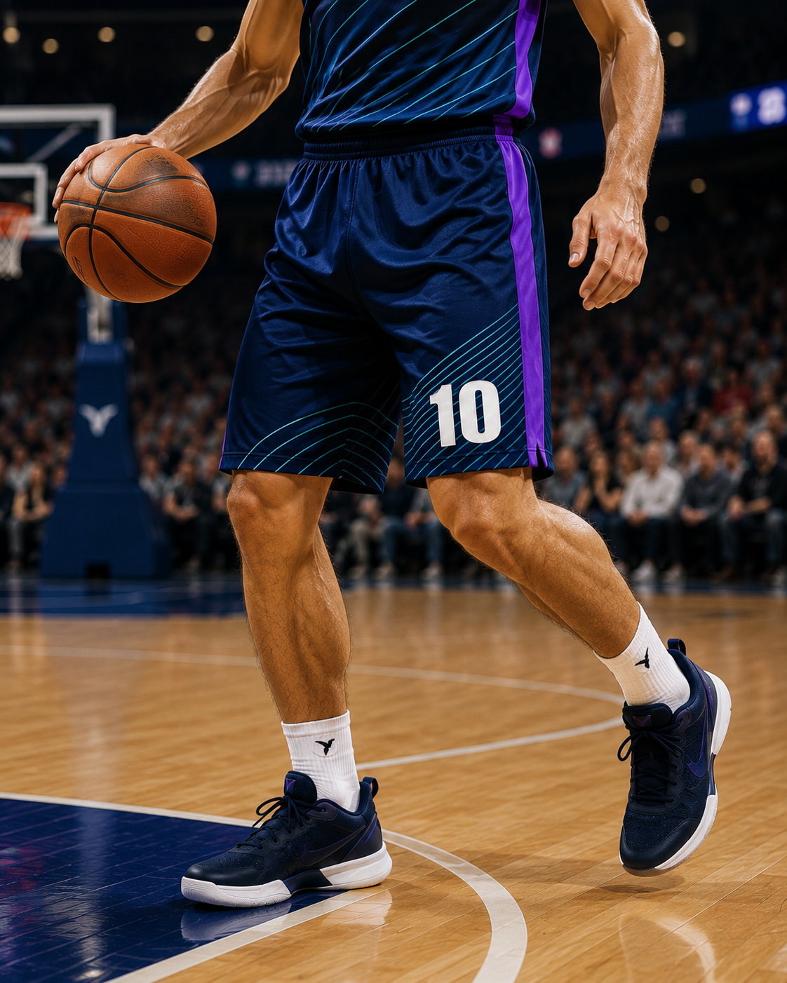 Short de basket personnalisé et sublimé ESMAÏA fabriqué en France