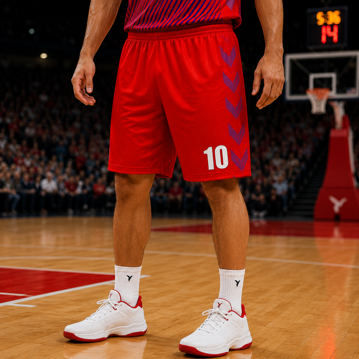 Short de basket personnalisé ESMAÏA design Vainqueur
