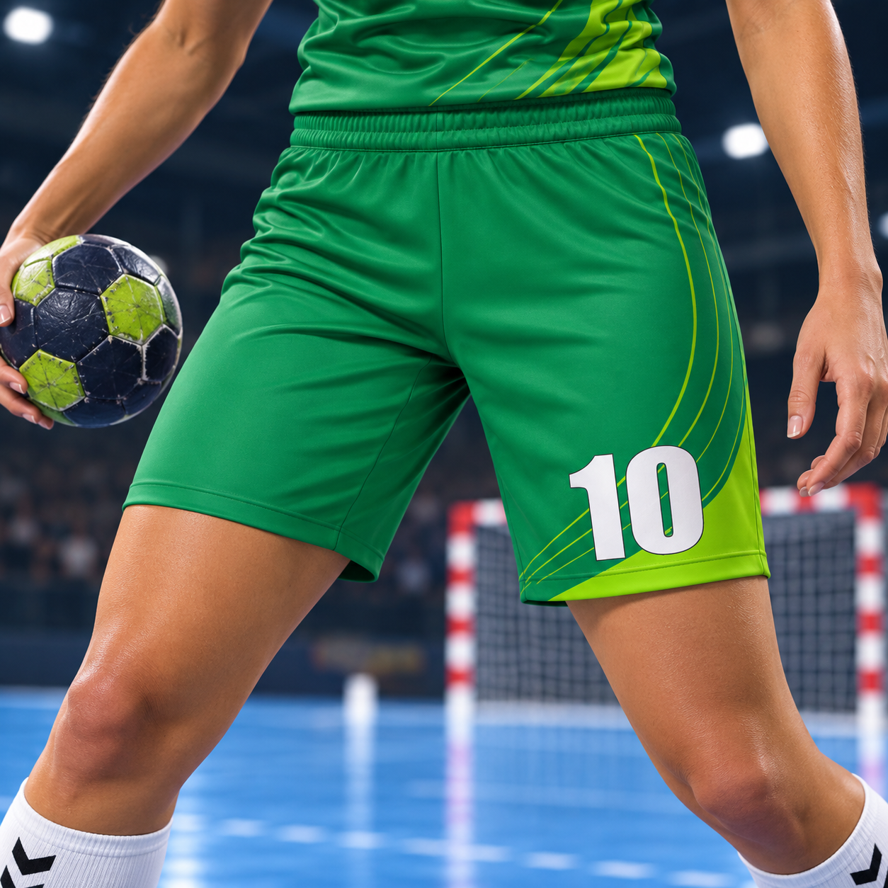 Short de handball personnalisé ESMAÏA design Assaut