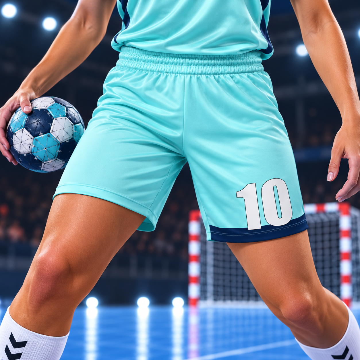 Short de handball personnalisé ESMAÏA design Offensif