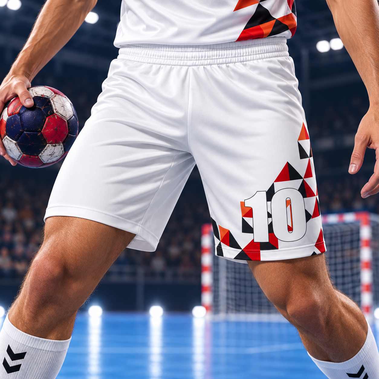 Short de handball personnalisé ESMAÏA design Record