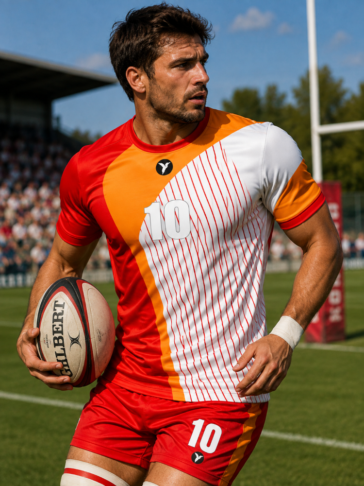 Maillot de rugby personnalisé design Académie ESMAÏA
