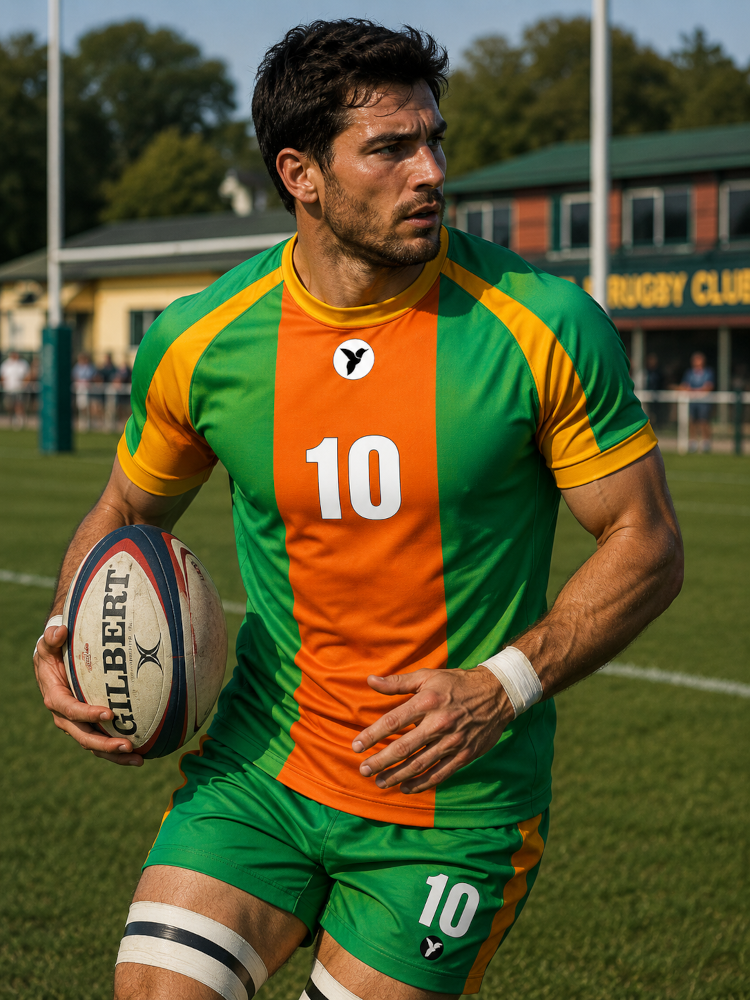Maillot de rugby personnalisé design Axis ESMAÏA