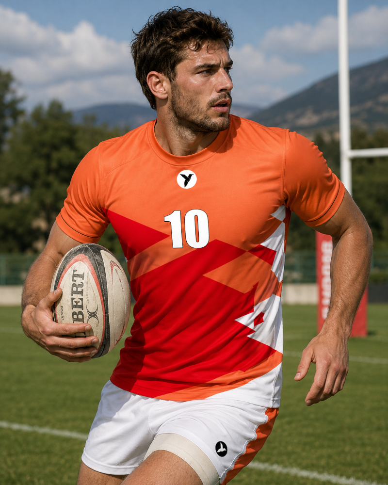 Maillot de rugby personnalisé design Compétition ESMAÏA
