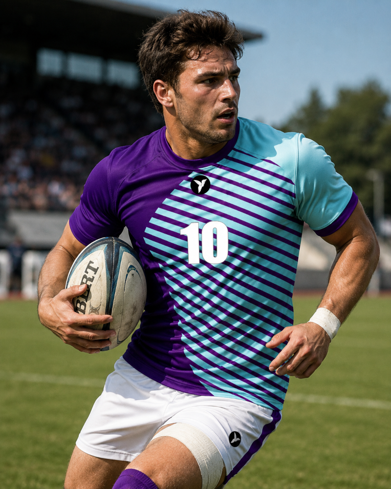 Maillot de rugby personnalisé design Décisif ESMAÏA