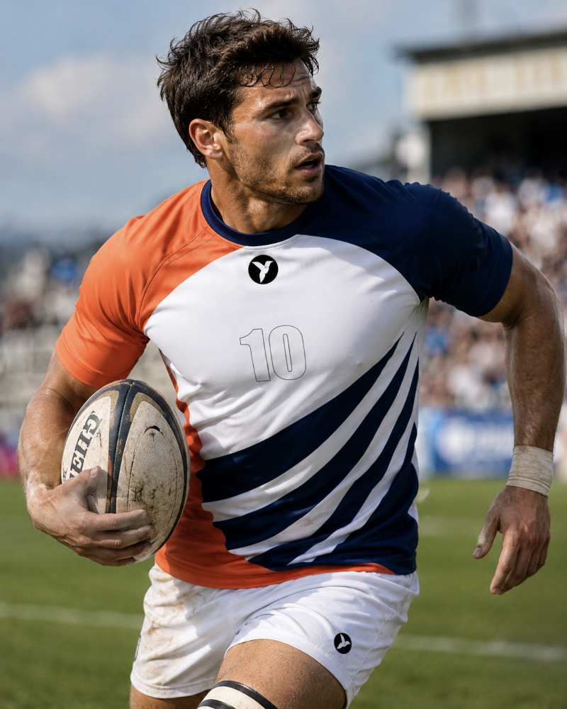 Maillot de rugby personnalisé design Fédération ESMAÏA