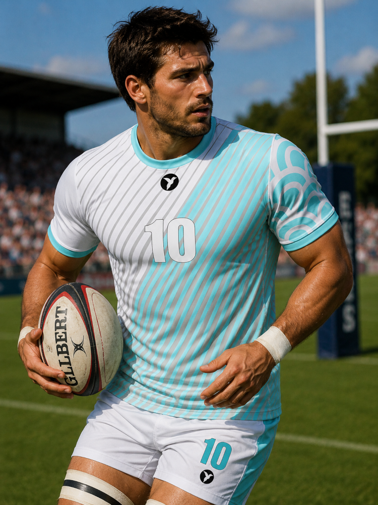 Maillot de rugby personnalisé design Tactique ESMAÏA