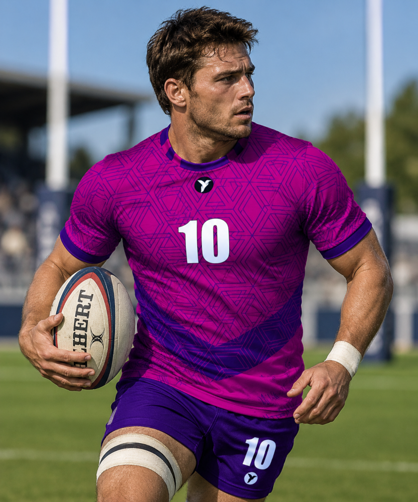 Maillot de rugby personnalisé design Tournoi ESMAÏA