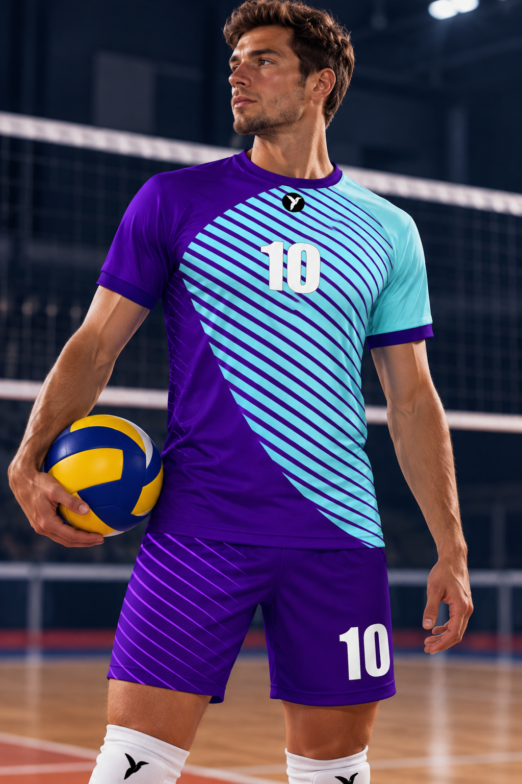 Maillot de volley personnalisé ESMAÏA design Décisif