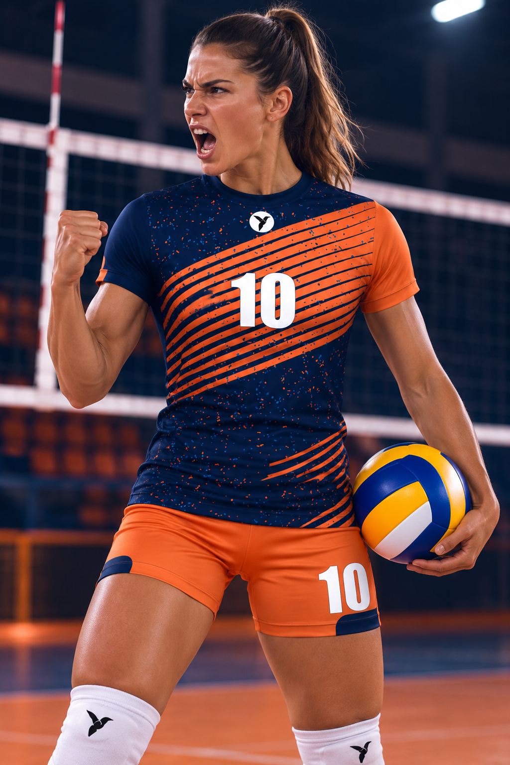 Maillot de volley personnalisé ESMAÏA design Enragé
