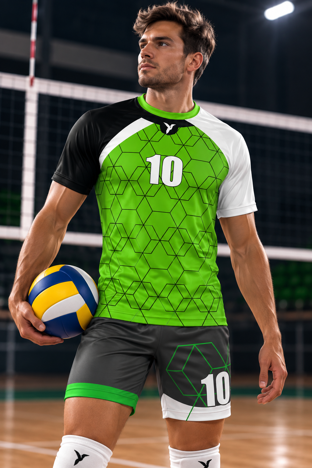 Maillot de volley personnalisé ESMAÏA design Invaincu