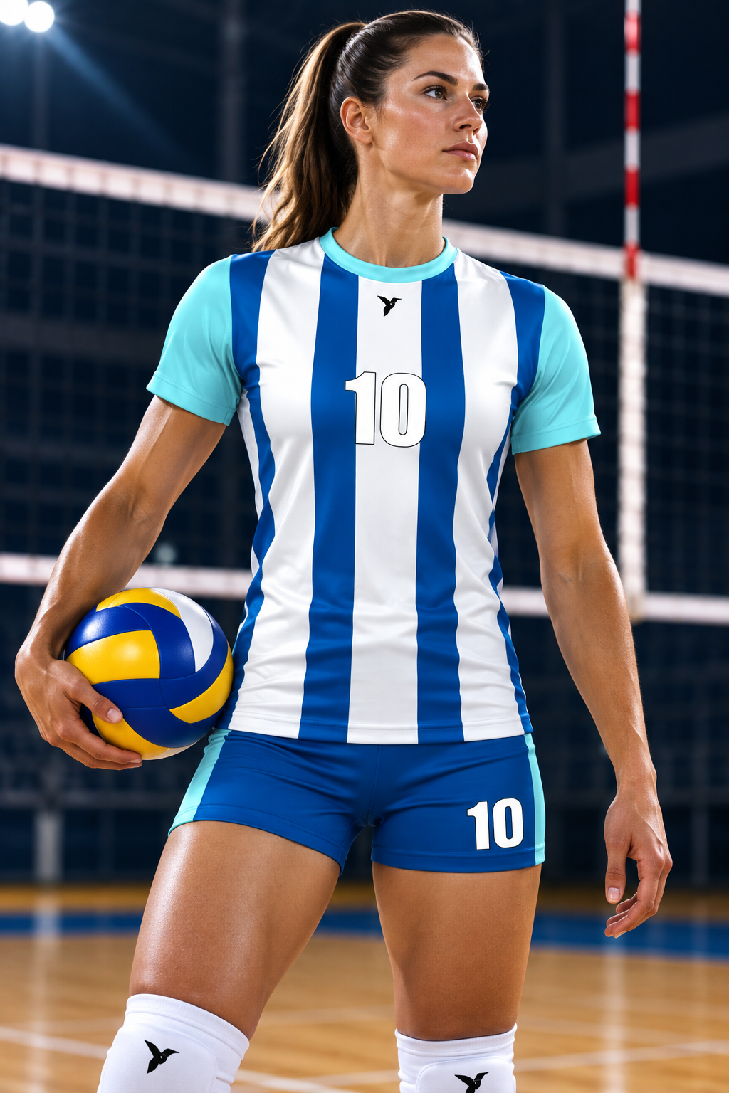 Maillot de volley personnalisé ESMAÏA design Line